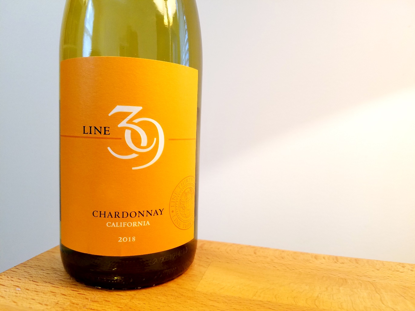 Line 39, Chardonnay 2018, California, Wine Casual