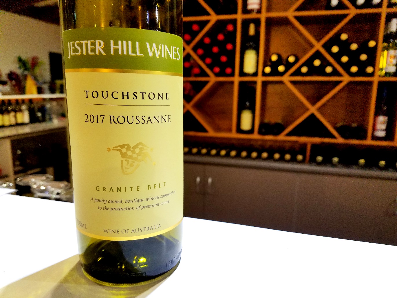 Jester Hill Wines, Touchstone Roussanne 2017, Granite Belt, Queensland, Australia, Wine Casual