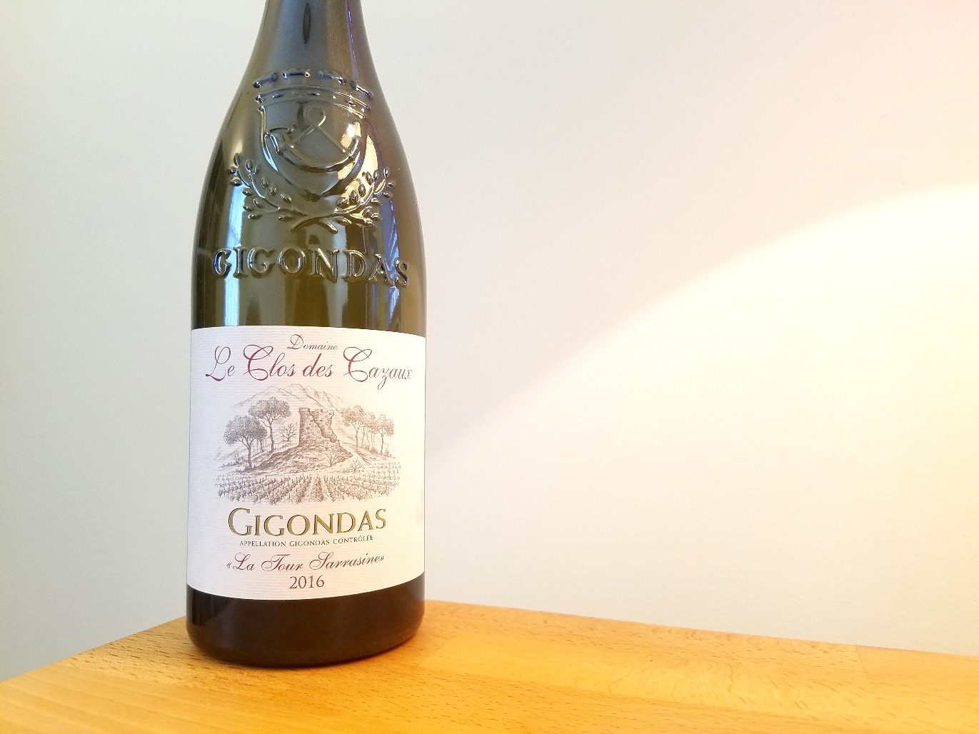 Domaine Le Clos des Cazaux, La Tour Sarrasine Gigondas 2016, Rhone, France, Wine Casual