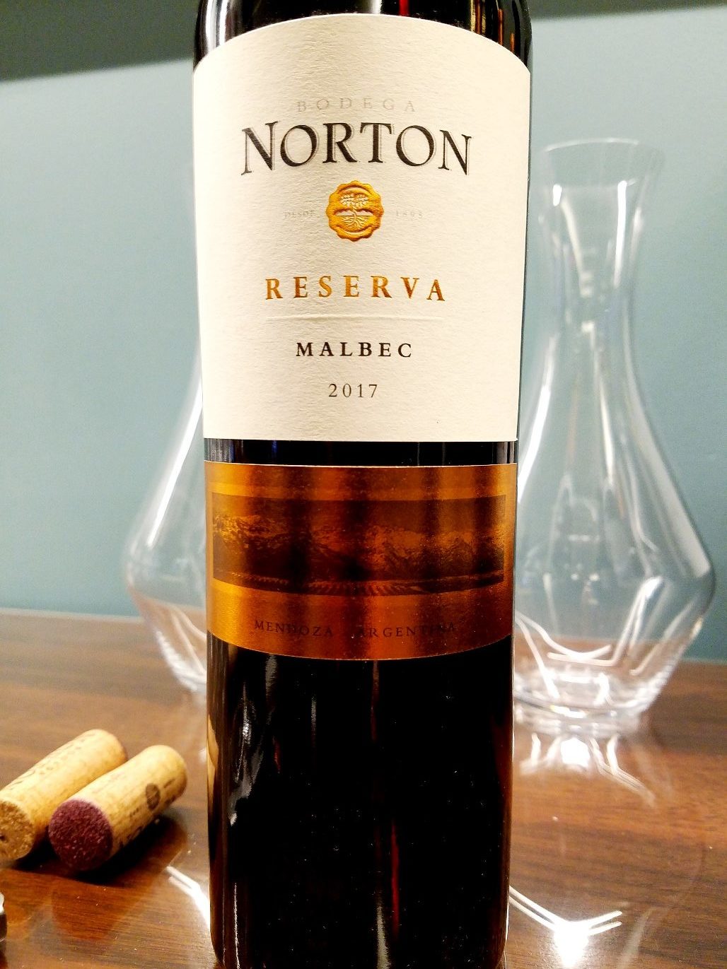 Bodega Norton, Reserva Malbec 2017, Mendoza, Argentina, Wine Casual