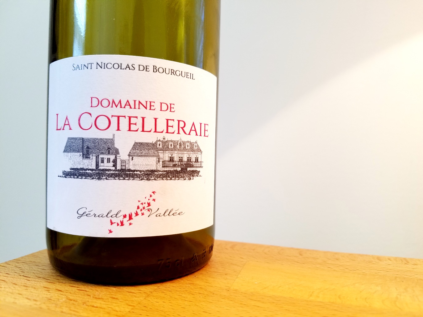 Gerald Vallée Domaine de La Cotelleraie, Saint Nicolas de Bourgueil 2017, Loire, France, Wine Casual
