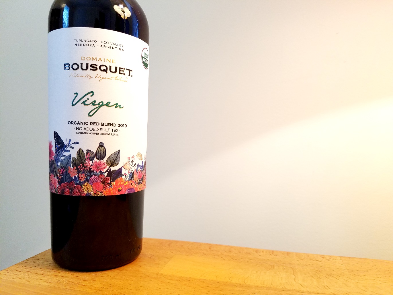 Domaine Bousquet, Virgen Organic Red Blend 2019, Tupungato, Uco Valley, Mendoza, Argentina, Wine Casual