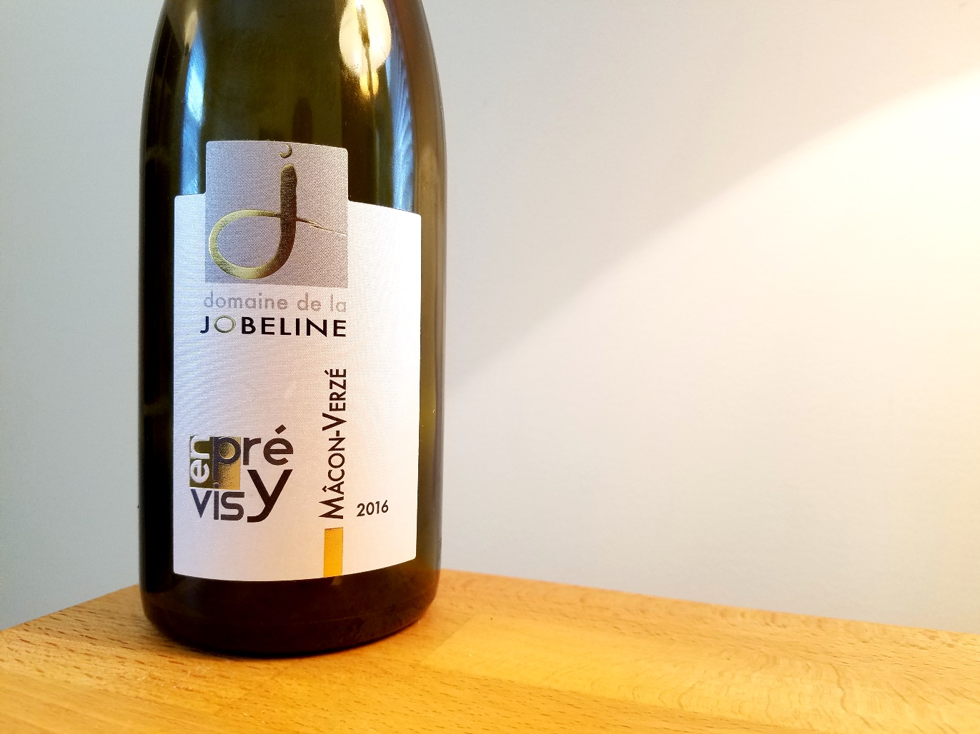Domaine de la Jobeline, En Prévisy Mâcon-Verzé 2016, Burgundy, France, Wine Casual