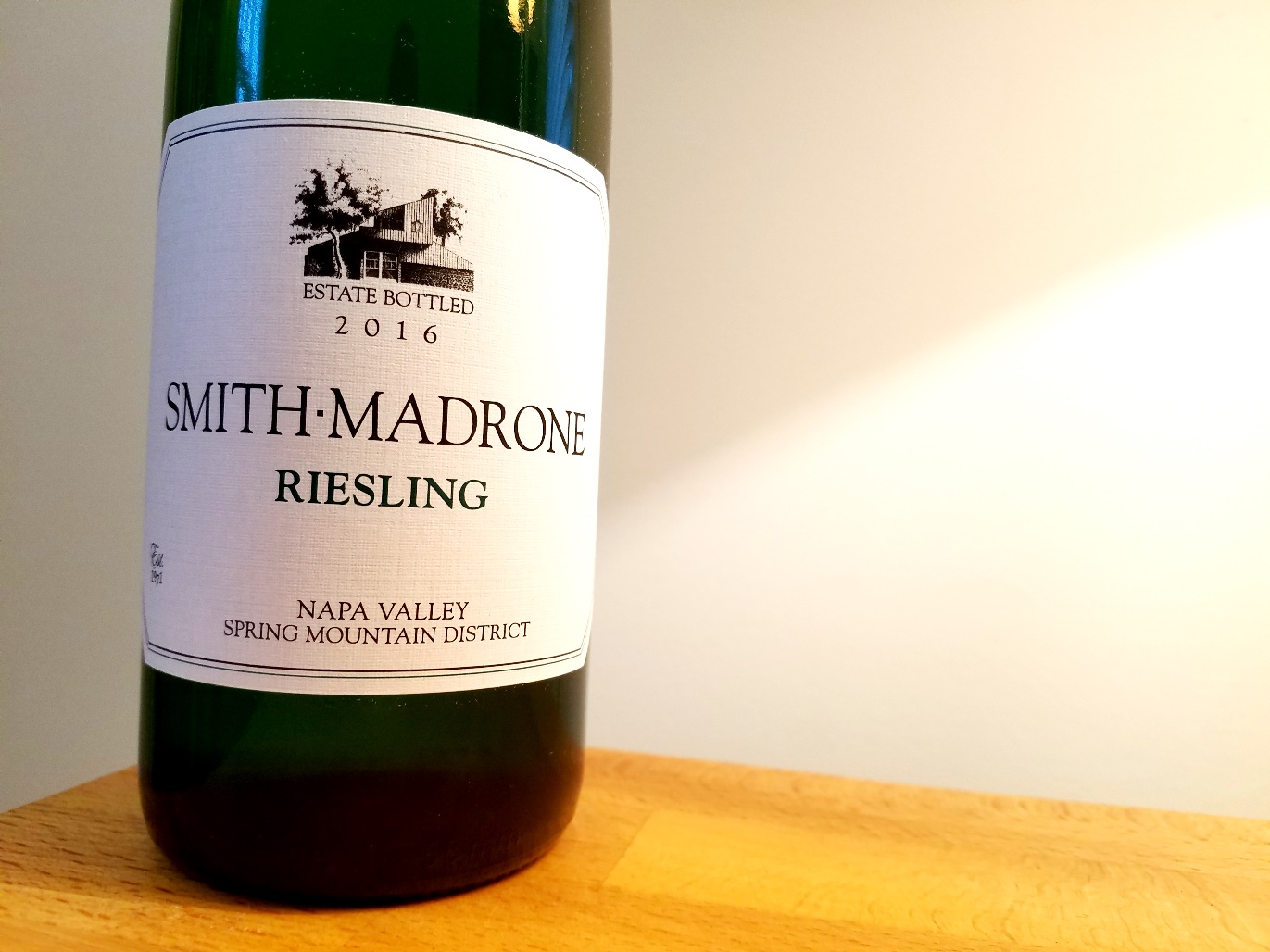 Smith-Madrone Vineyards and Winery, Riesling 2016, Spring Mountain District, Napa Valley, California, Wine Casual