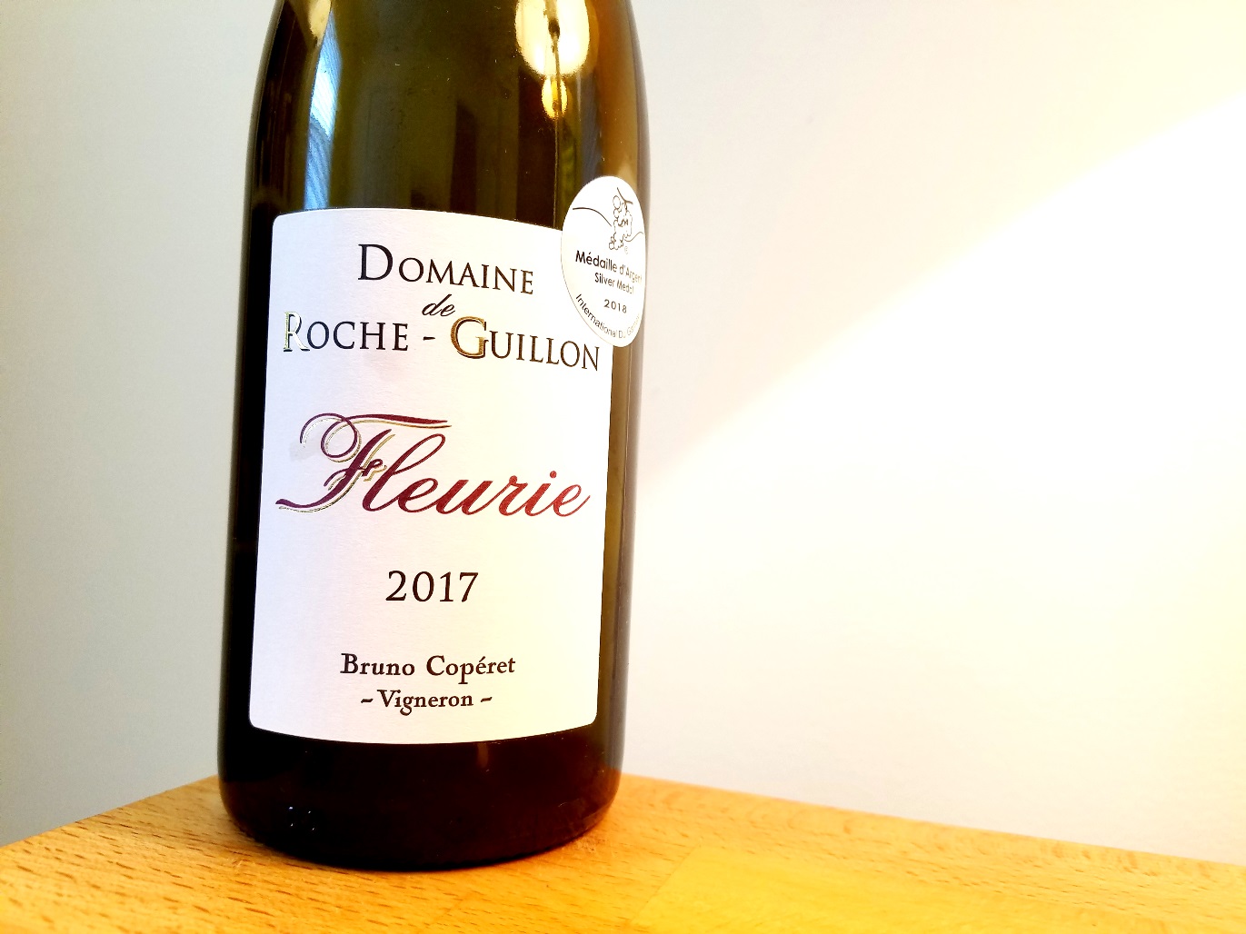 Photo Credit: Wine Casual, Domaine de Roche Guillon, Fleurie 2017, Beaujolais, France, Wine Casual