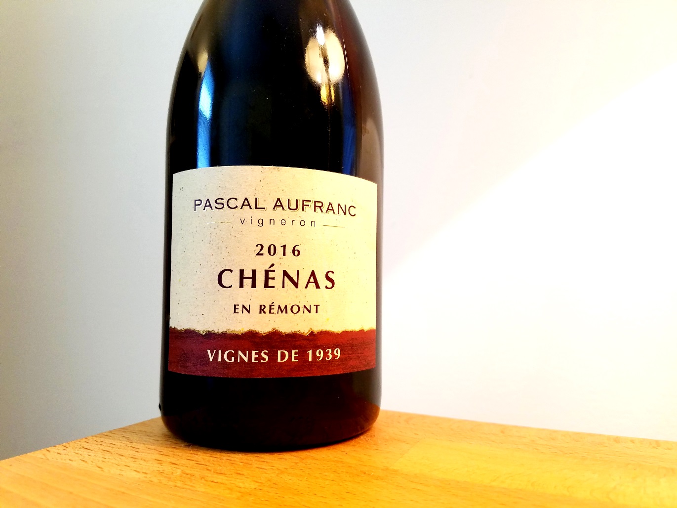Pascal Aufranc, Vignes de 1939 Chénas en Rémont 2016, Beaujolais, France, Wine Casual