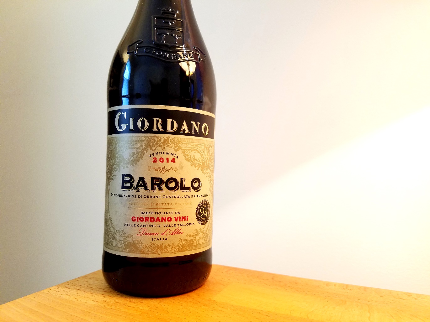 Giordano, Barolo DOCG 2014, Piedmont, Italy, Wine Casual