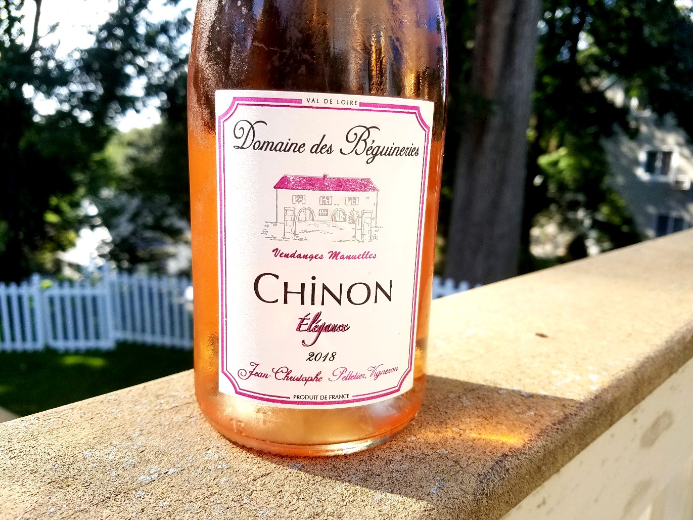 Domaine des Bèguinerie, Élègance Chinon Rosé 2018, Loire, France, Wine Casual