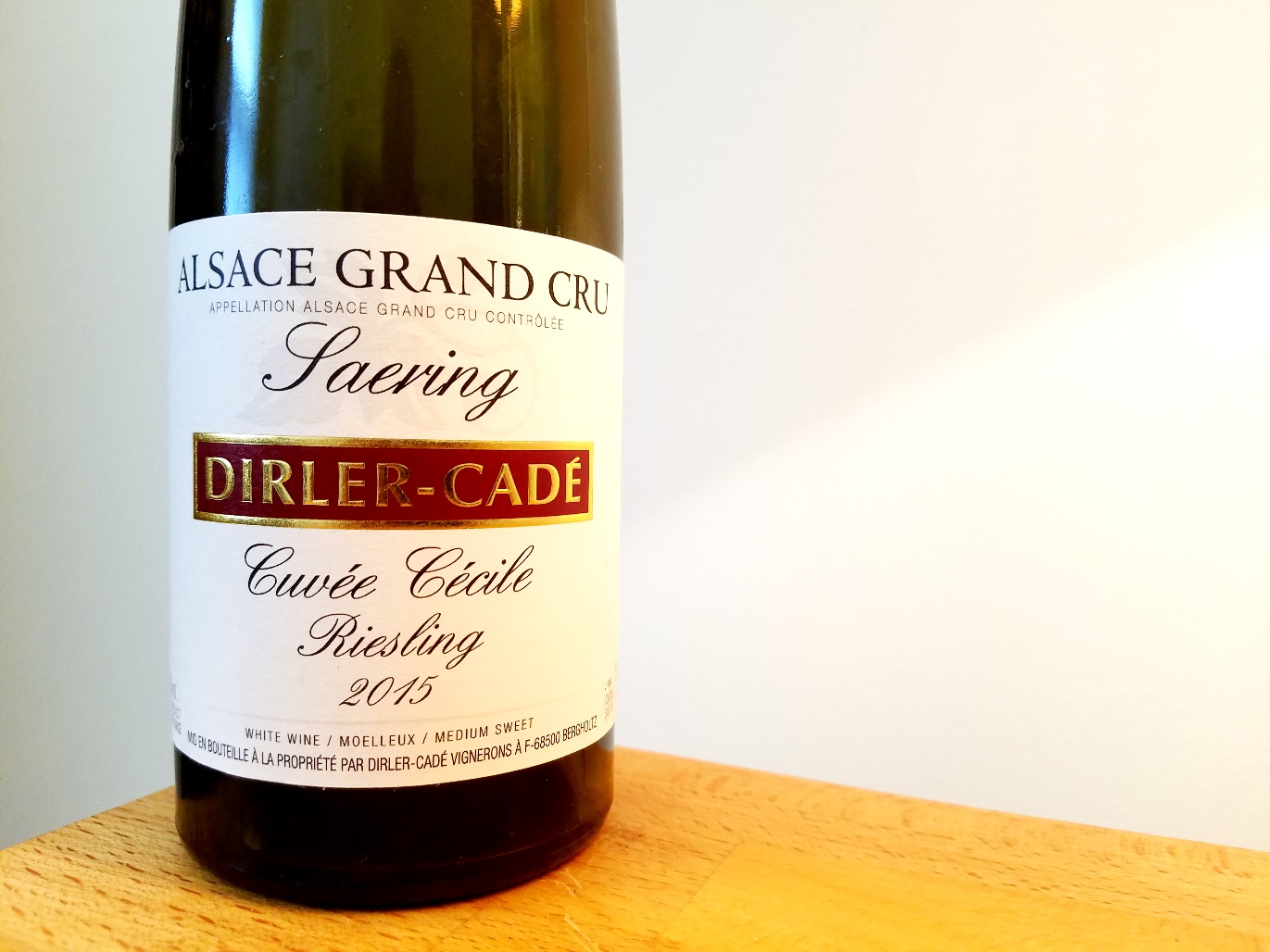 Dirler-Cadé, Saering Cuveé Cécile Grand Cru Riesling 2015, Alsace, France, Wine Casual