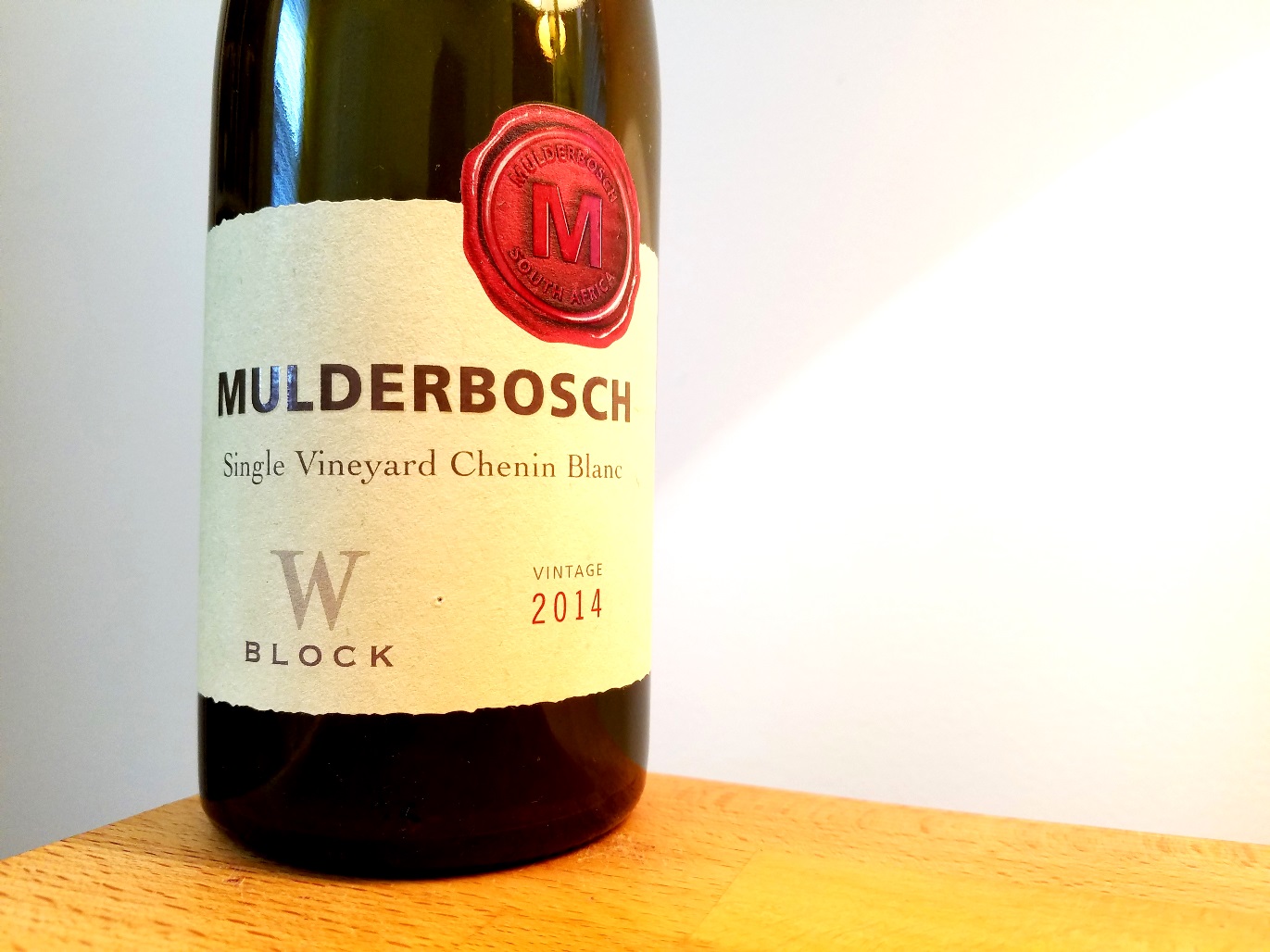 Mulderbosch, Single-Vineyard Block W Chenin Blanc 2014, Stellenbosch, South Africa, Wine Casual