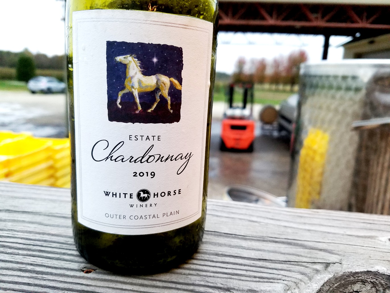 White Horse Winery, Estate Chardonnay 2019, Outer Coastal Plain, New Jersey, Wine Casual