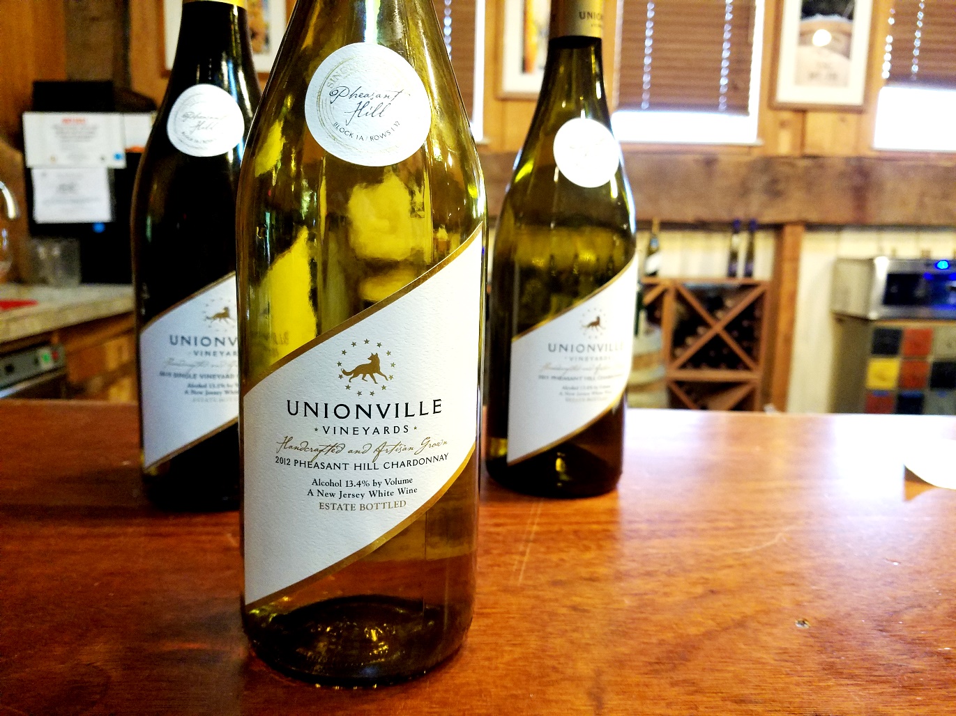Unionville Vineyards, Pheasant Hill Chardonnay 2012, Pheasant Hill Block 1A, Rows 1-32, New Jersey, Wine Casual