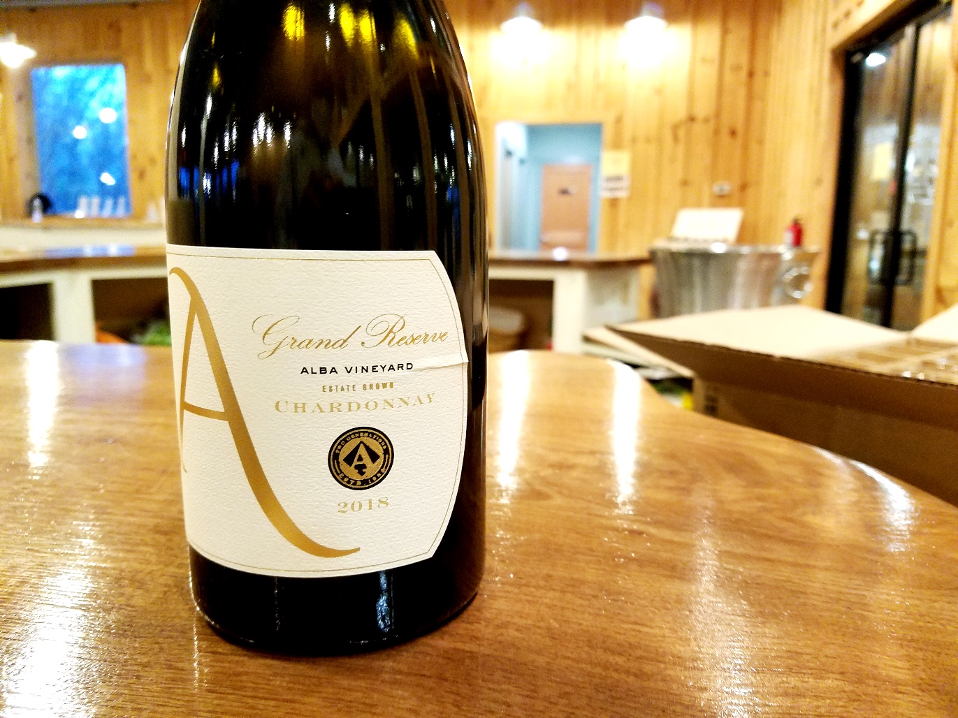 Alba Vineyard, Grand Reserve Chardonnay 2018, Warren Hills, New Jersey, Wine Casual