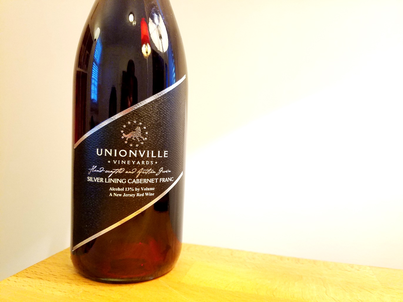 Unionville Vineyards, Silver Lining Cabernet Franc 2019, New Jersey, Wine Casual