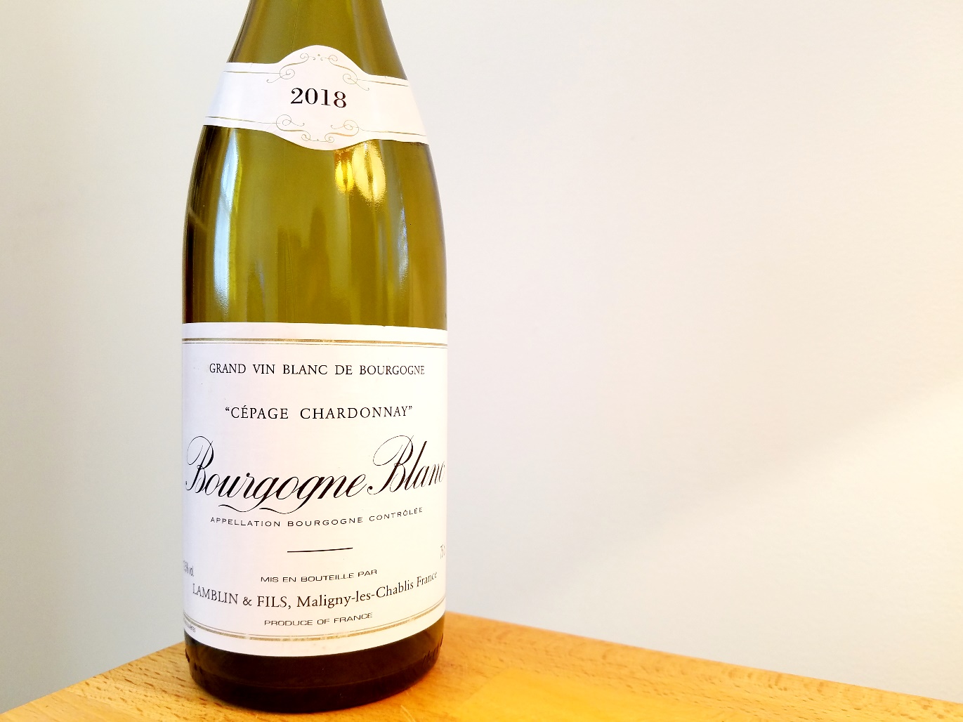 Lamblin & Fils, Cépage Chardonnay Bourgogne Blanc 2018, Burgundy, France, Wine Casual