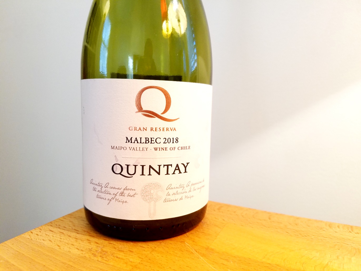 Quintay, Q Gran Reserva Malbec 2018, Maipo Valley, Chile, Wine Casual