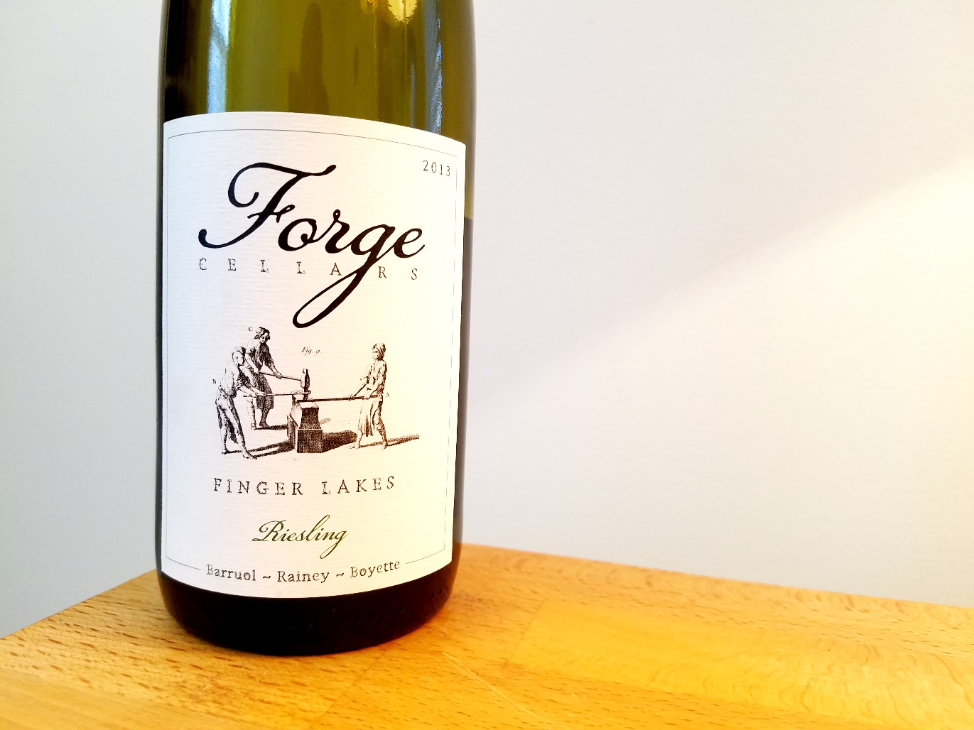 Forge Cellars, Riesling 2013, Finger Lakes, New York, Wine Casual