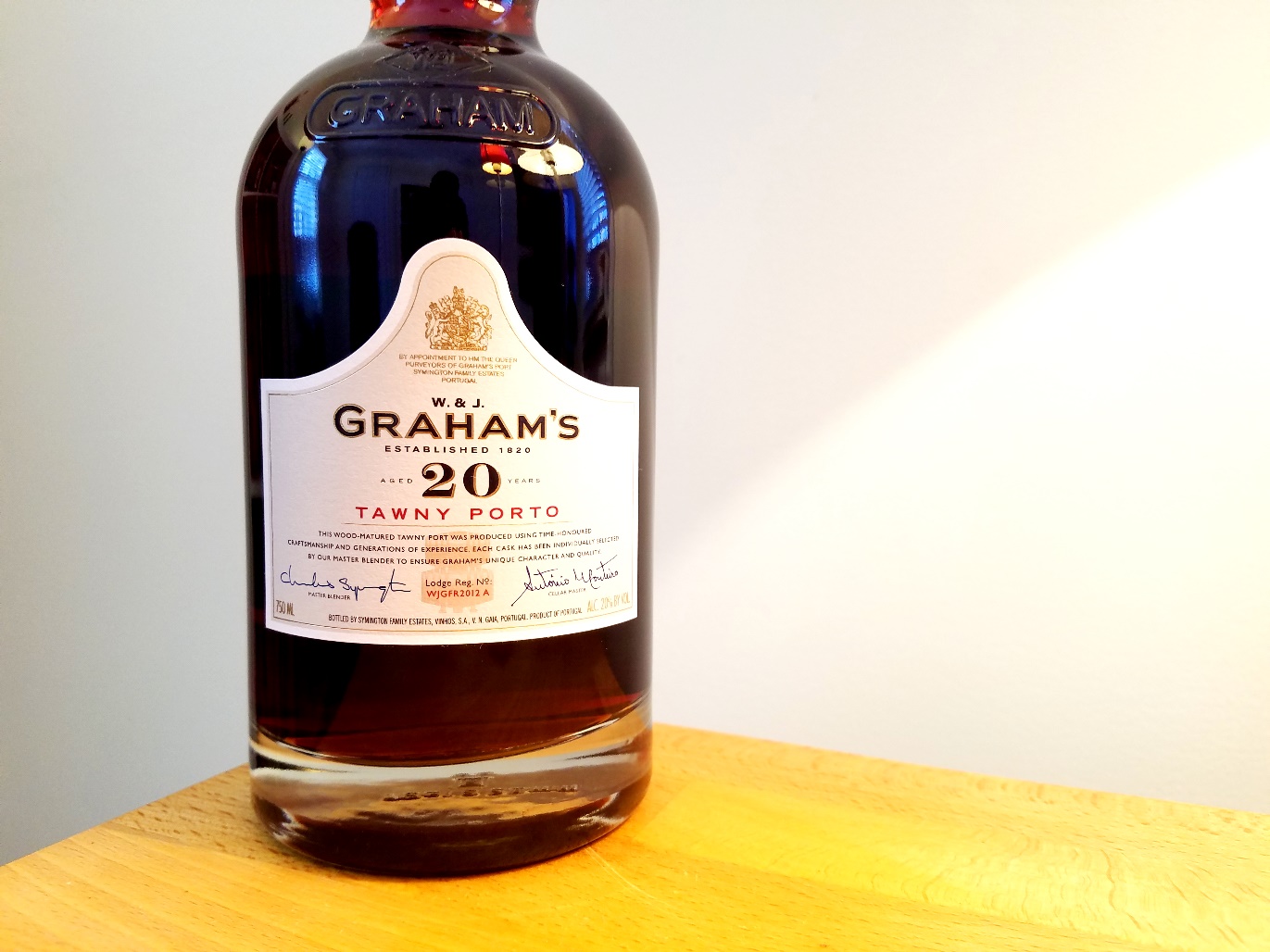W.J. Graham’s, 20-Year Old Tawny Port, Portugal, Wine Casual