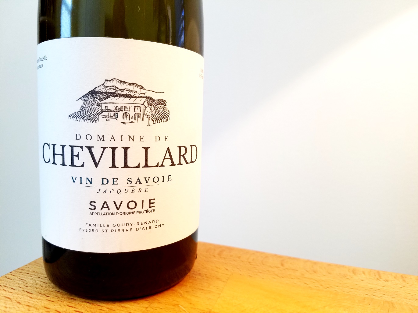 Domaine de Chevillard, Vin de Savoie 2016 Jacquère, France, Wine Casual