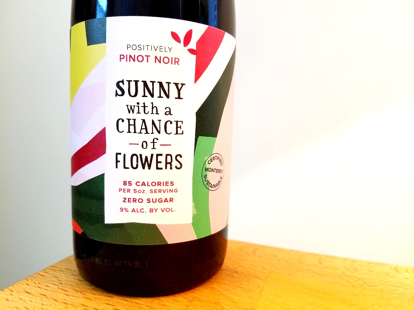 Sunny with a Chance of Flowers, Positively Pinot Noir 2019, Monterey, California, Wine Casual