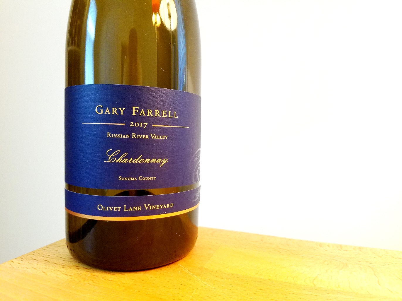 Gary Farrell, Olivet Lane Vineyard Chardonnay 2017, Russian River Valley, California, Wine Casual