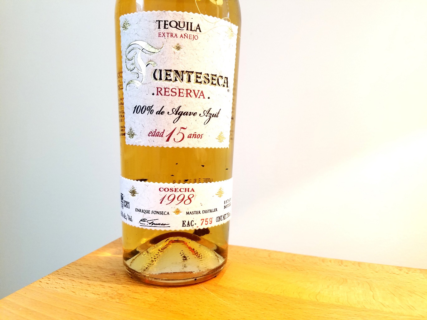 Fuenteseca, Reserva Extra Añejo 15 Años Tequila 1998, Mexico, Wine Casual