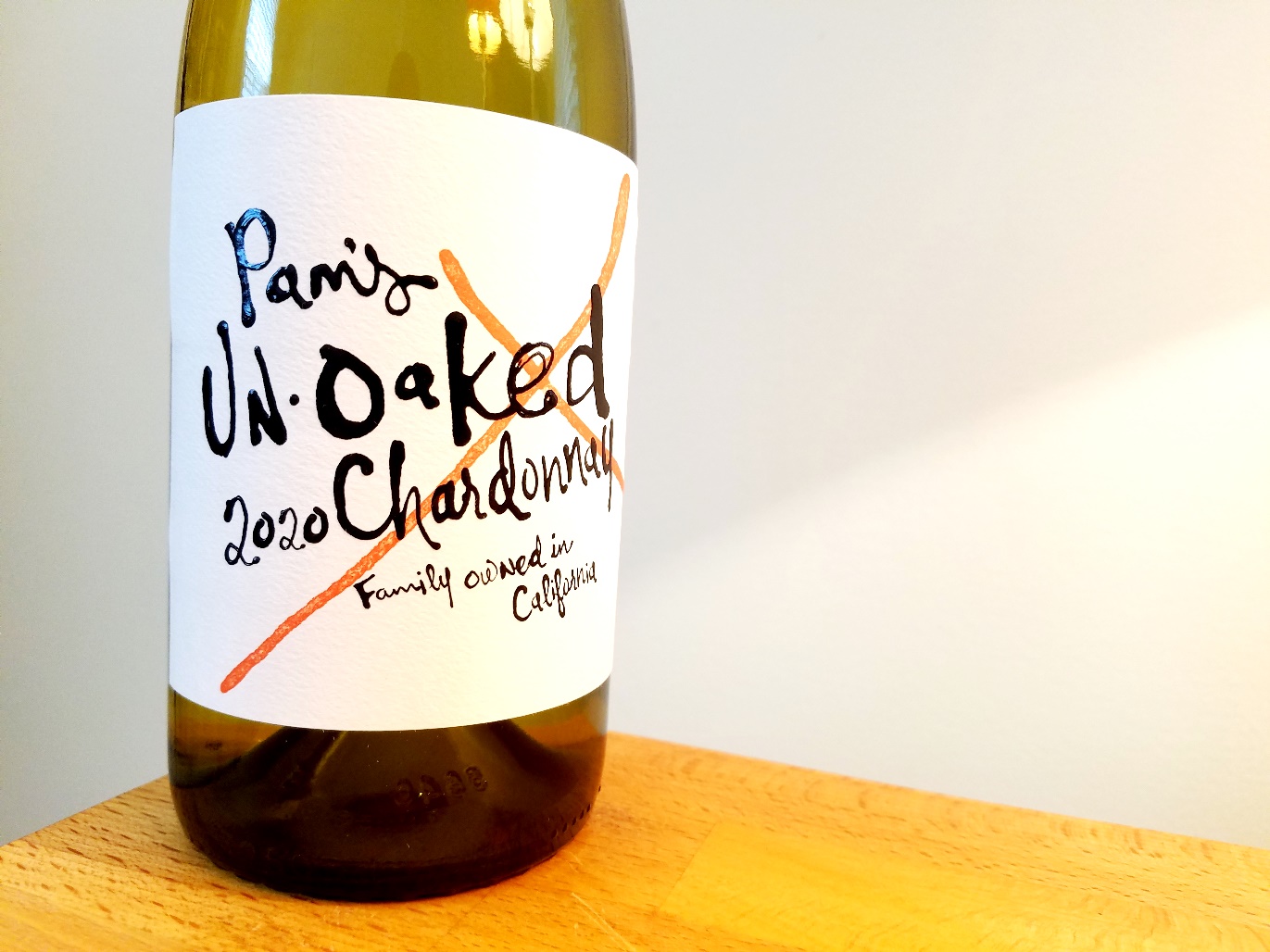 Ron Rubin, Pam’s Un-Oaked Chardonnay 2020, California, Wine Casual