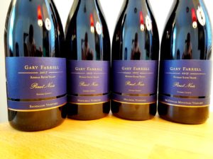 Four single-vineyard 2017 pinot noirs from Gary Farrell Vineyard & Winery’s Bacigalupi, Martaella, Hallberg and McDonald Mountain vineyards.  Wine Casual