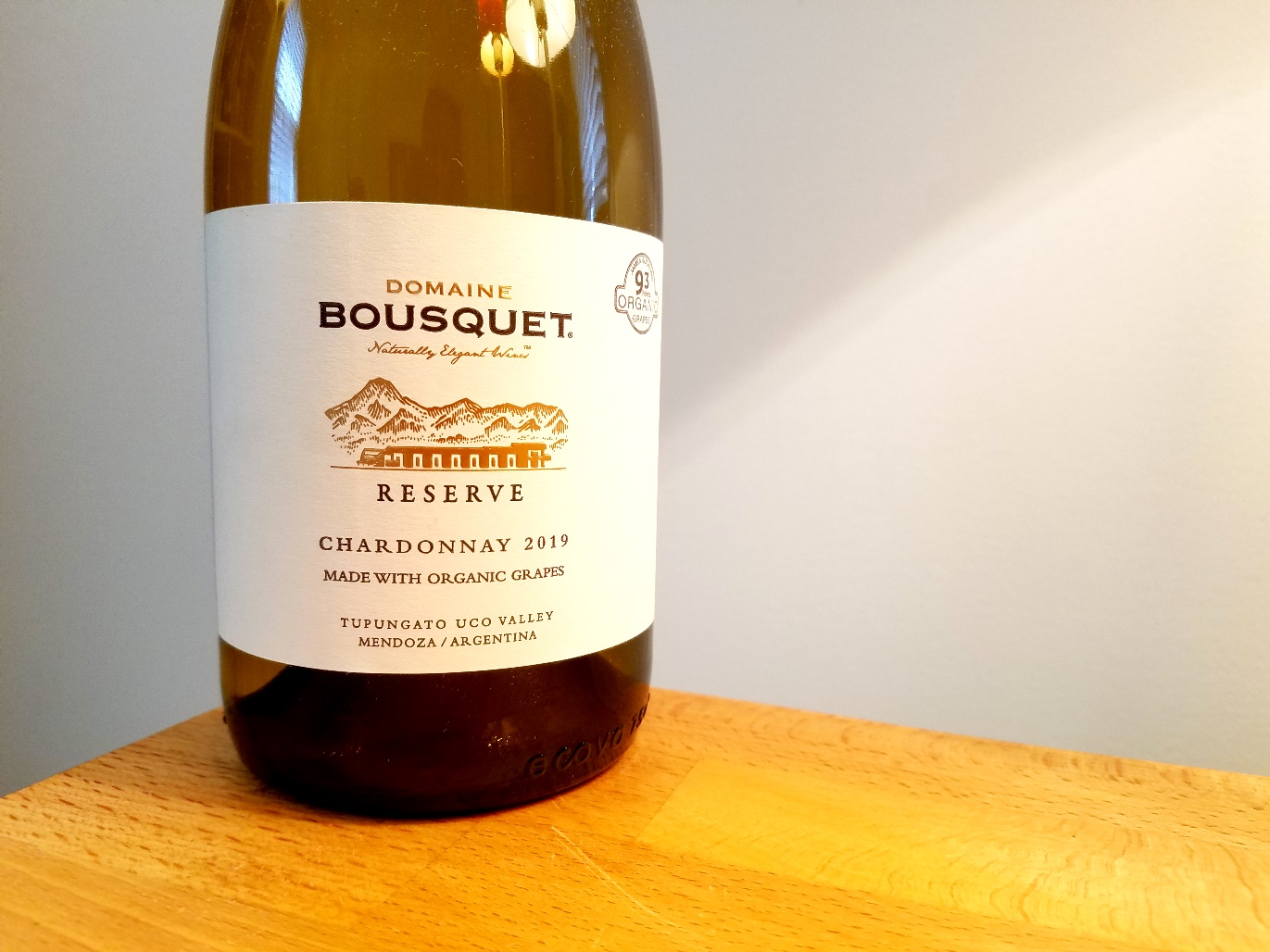 Domaine Bousquet, Reserve Chardonnay 2019, Tupungato, Uco Valley, Mendoza, Argentina, Wine Casual