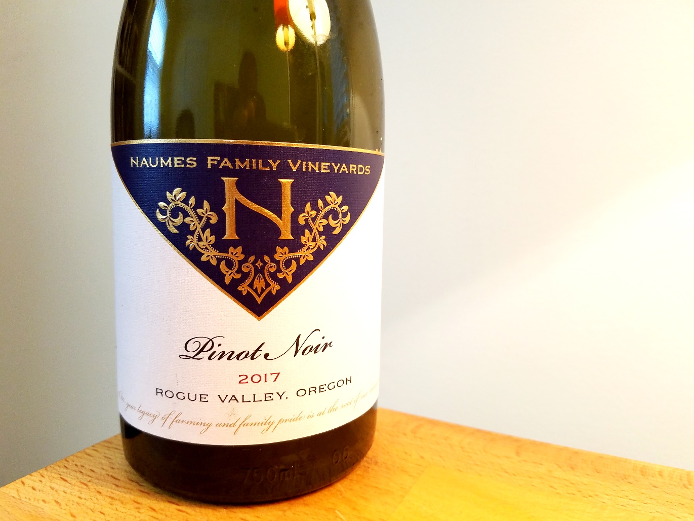 Naumes Family Vineyards, Pinot Noir 2017, Rogue Valley, Oregon, Wine Casual