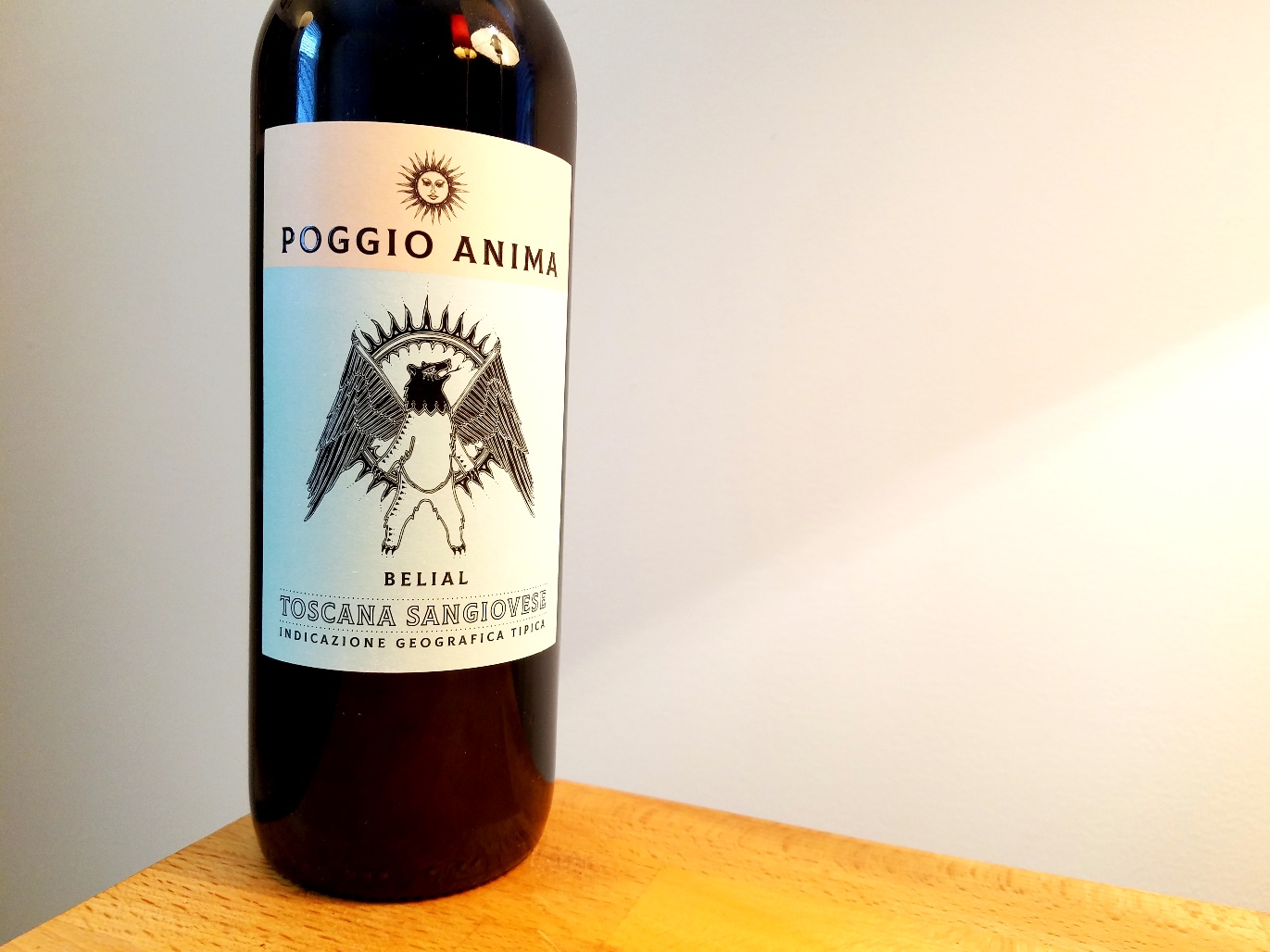 Poggio Anima, Belial Toscana IGT Sangiovese 2019, Tuscany, Italy, Wine Casual
