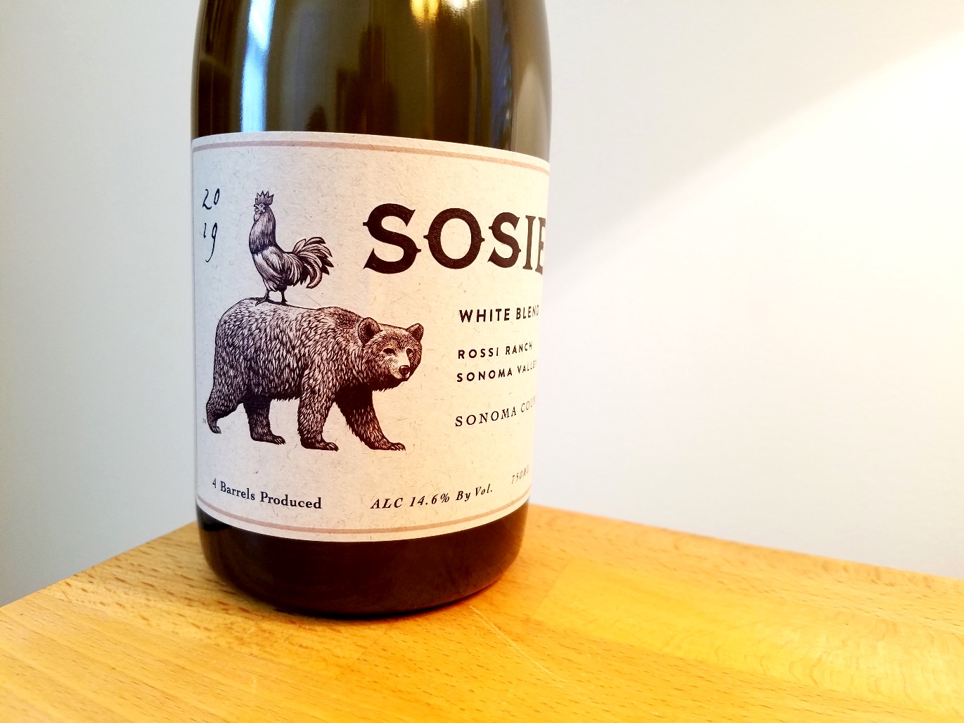Sosie, White Blend 2019, Rossi Ranch, Sonoma County, California, Wine Casual