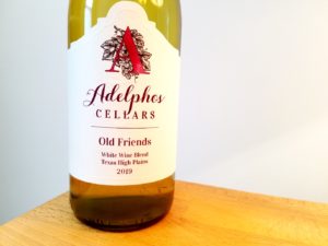 Adelphos Cellars, Old Friends White Wine Blend 2019, Texas High Plains, Texas, Wine Casual