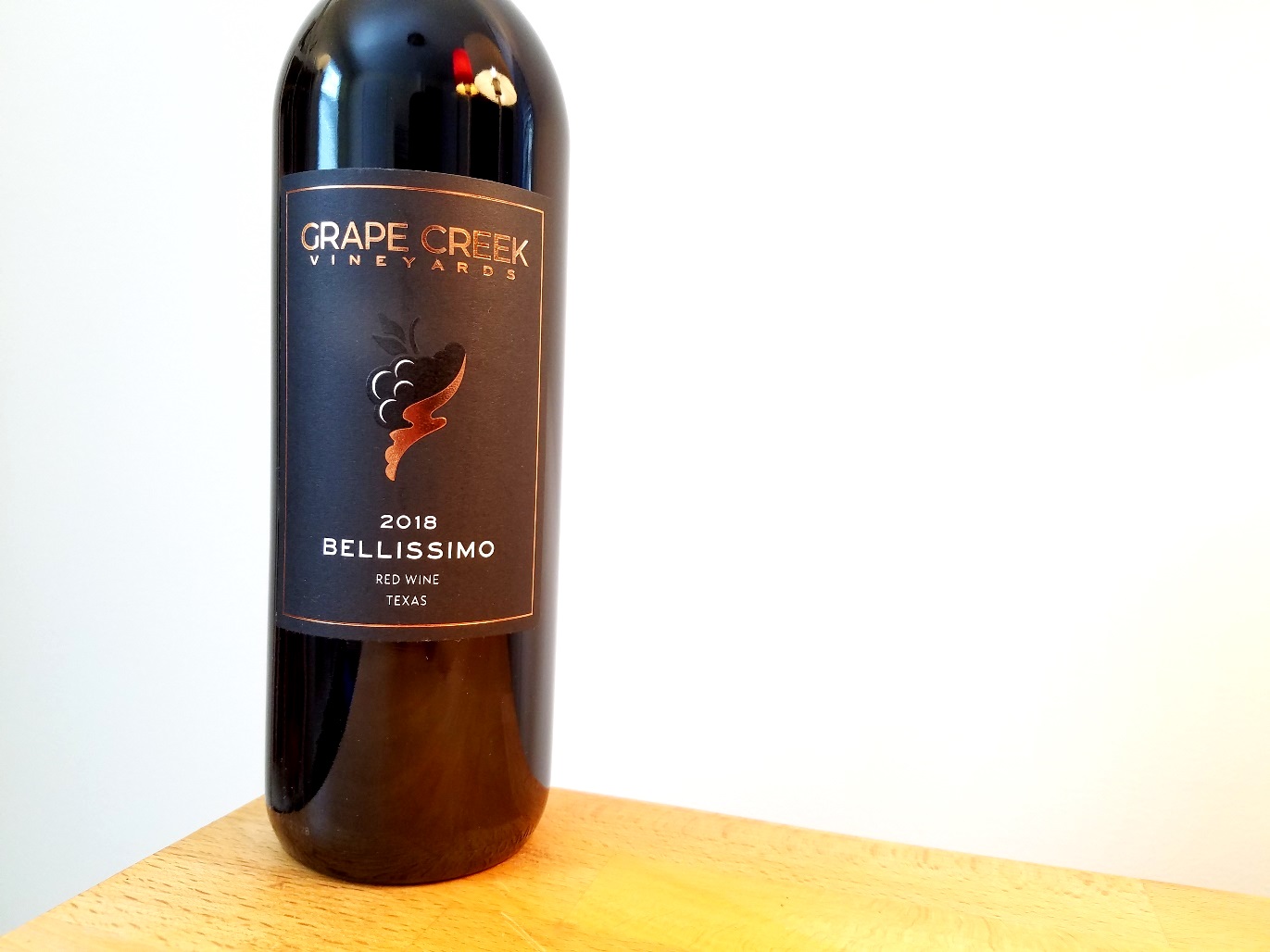 Grape Creek Vineyards, Bellissimo 2018, Texas, Wine Casual