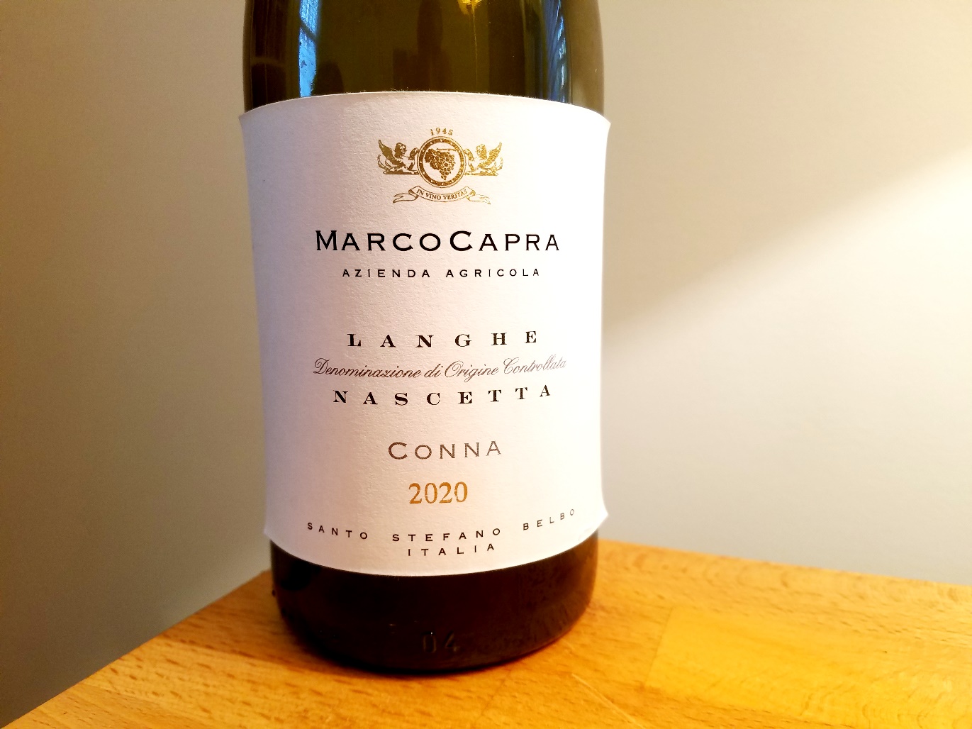 Marco Capra Azienda Agricola, Conna Langhe Nascetta 2020, Piedmont, Italy, Wine Casual