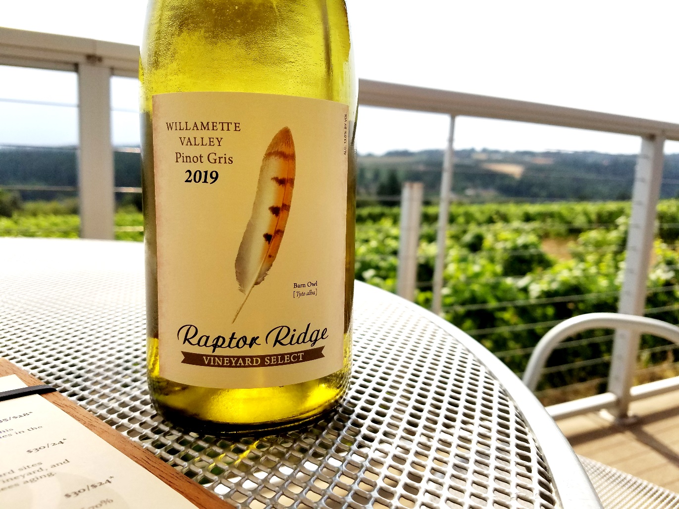 Raptor Ridge, Vineyard Select Pinot Gris 2019, Willamette Valley, Oregon, Wine Casual