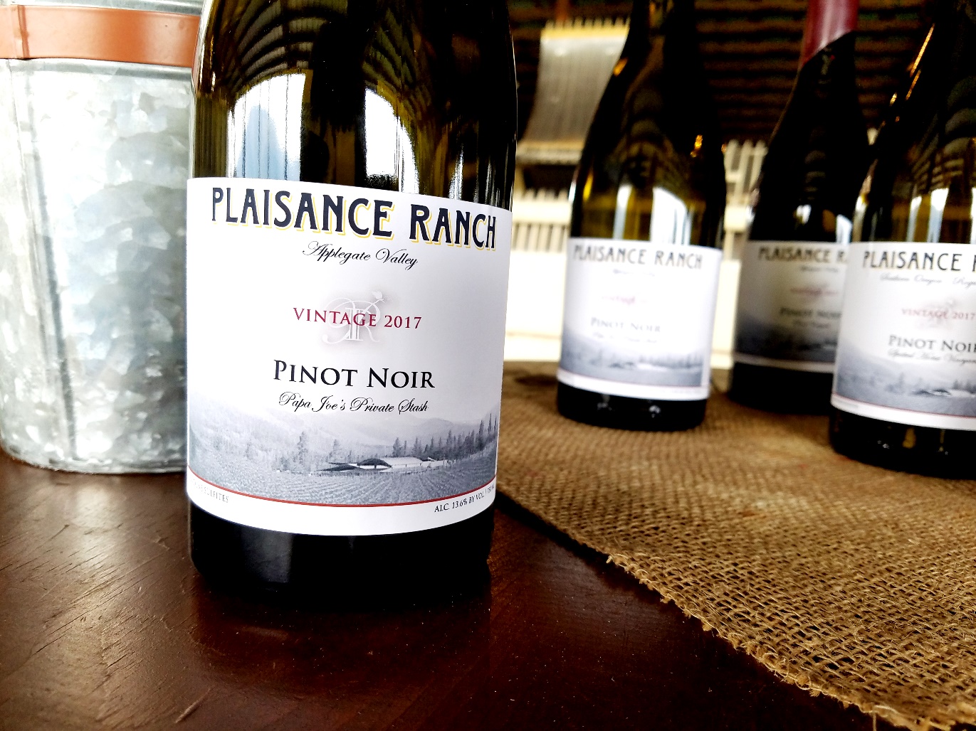 Plaisance Ranch, Papa Joe’s Private Stash Pinot Noir 2017, Applegate Valley, Oregon, Wine Casual