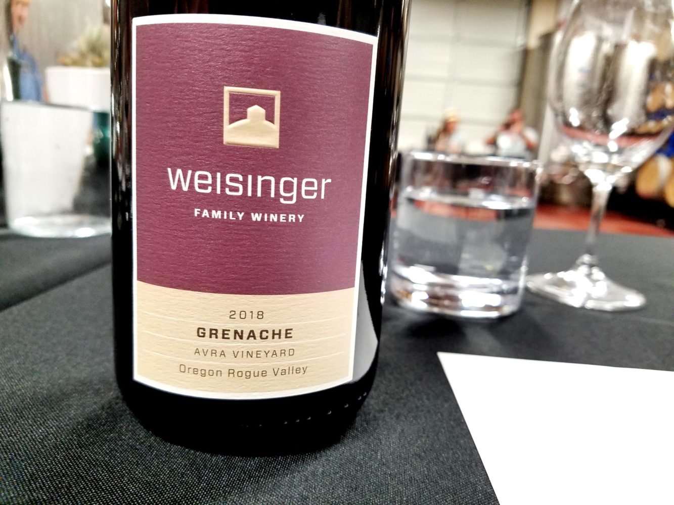 Weisinger Family Winery, Grenache 2018, Avra Vineyard, Rogue Valley, Oregon, Wine Casual