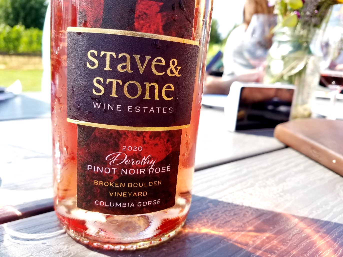 Stave & Stone Wine Estates, Dorothy Pinot Noir Rosé 2020, Broken Boulder Vineyard, Columbia Gorge, Oregon, Wine Casual