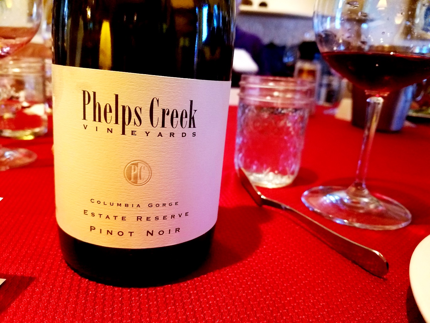 Phelps Creek Vineyards, Estate Reserve Pinot Noir 2008, Columbia Gorge, Oregon, Wine Casual