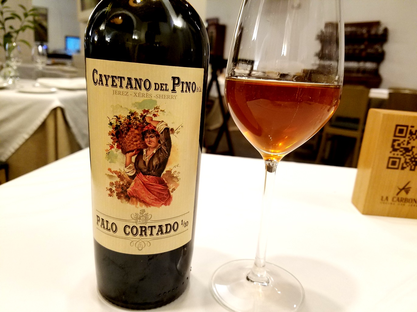 Cayetano del Pino, Palo Cortado 1/10 Sherry VOS, Andalucía, Spain, Wine Casual