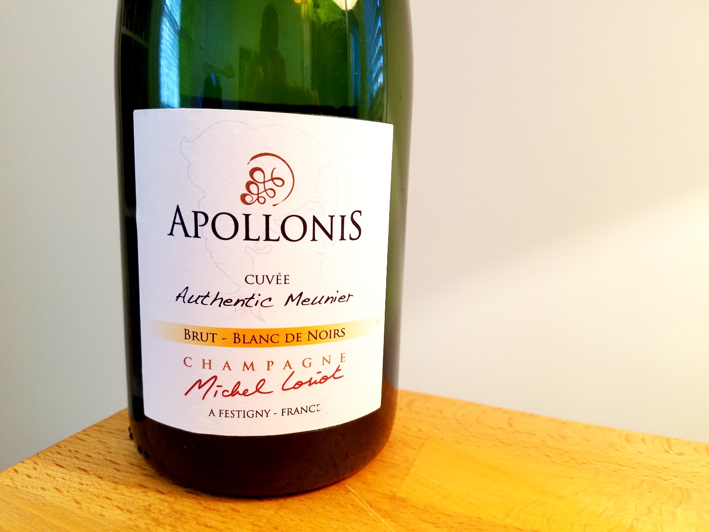 Apollonis, Michel Loriot Authentic Meunier Blanc de Noirs Champagne Brut, France, Wine Casual