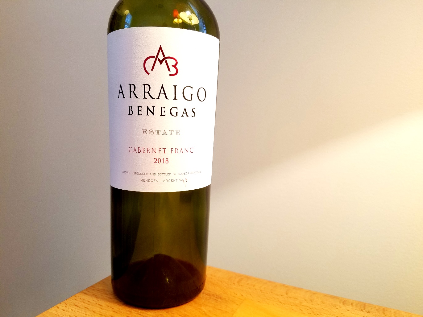 Arraigo Benegas, Estate Cabernet Franc 2018, Mendoza, Argentina, Wine Casual