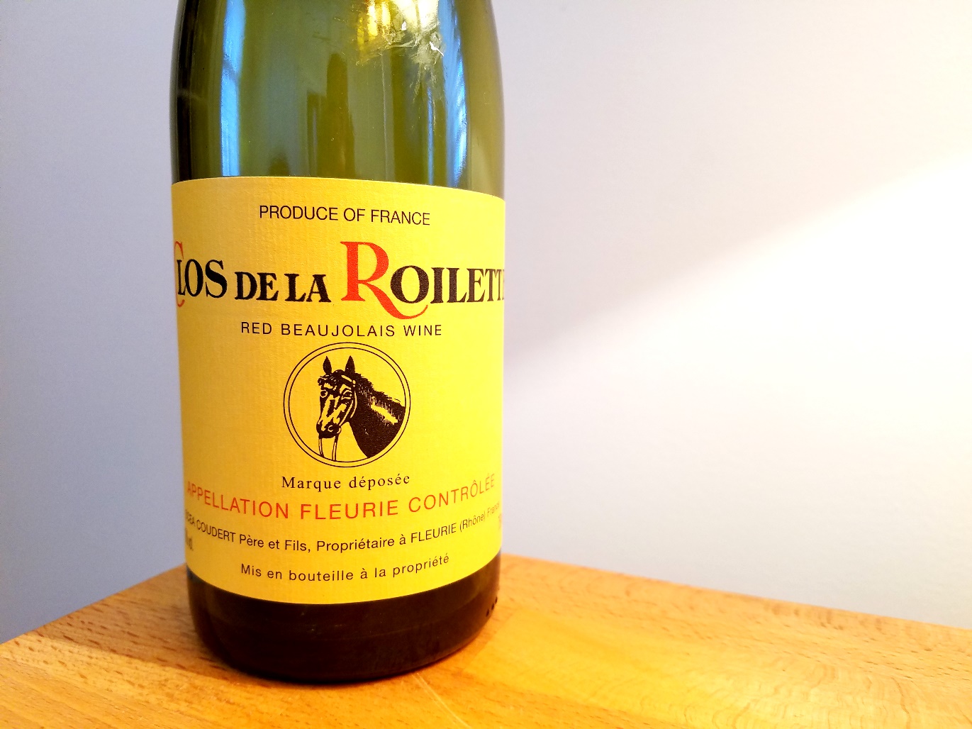 Los de la Roilette, Fleurie 2019, Beaujolais, France, Wine Casual