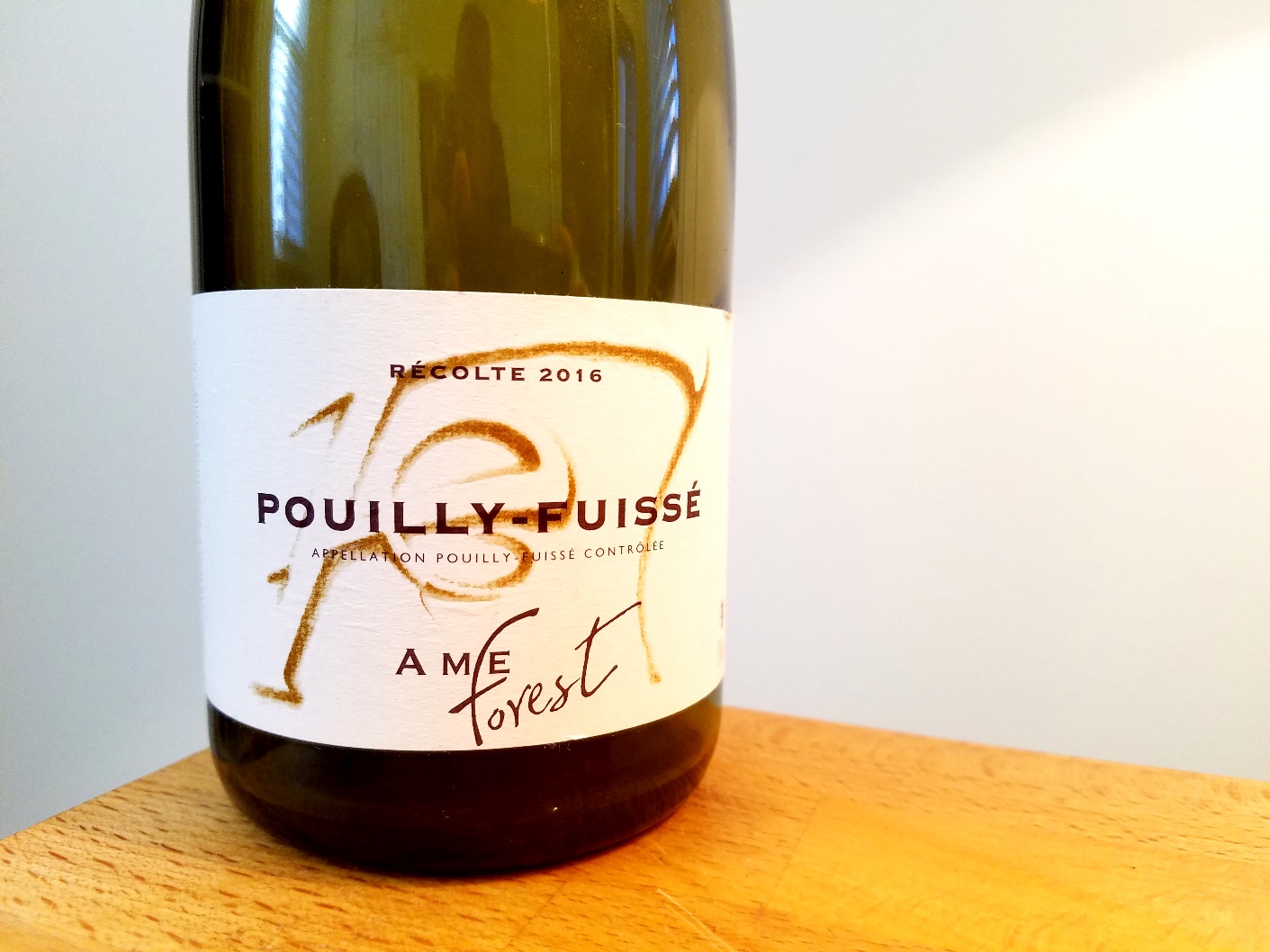 Eric Forest, L’Ame Forest Pouilly Fuissé 2016, Maconnais, France, Wine Casual