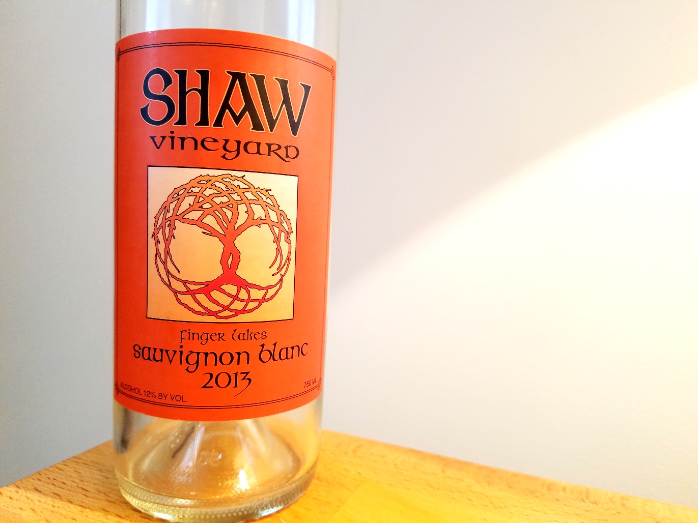 Shaw Vineyard, Sauvignon Blanc 2013, Finger Lakes, New York, Wine Casual