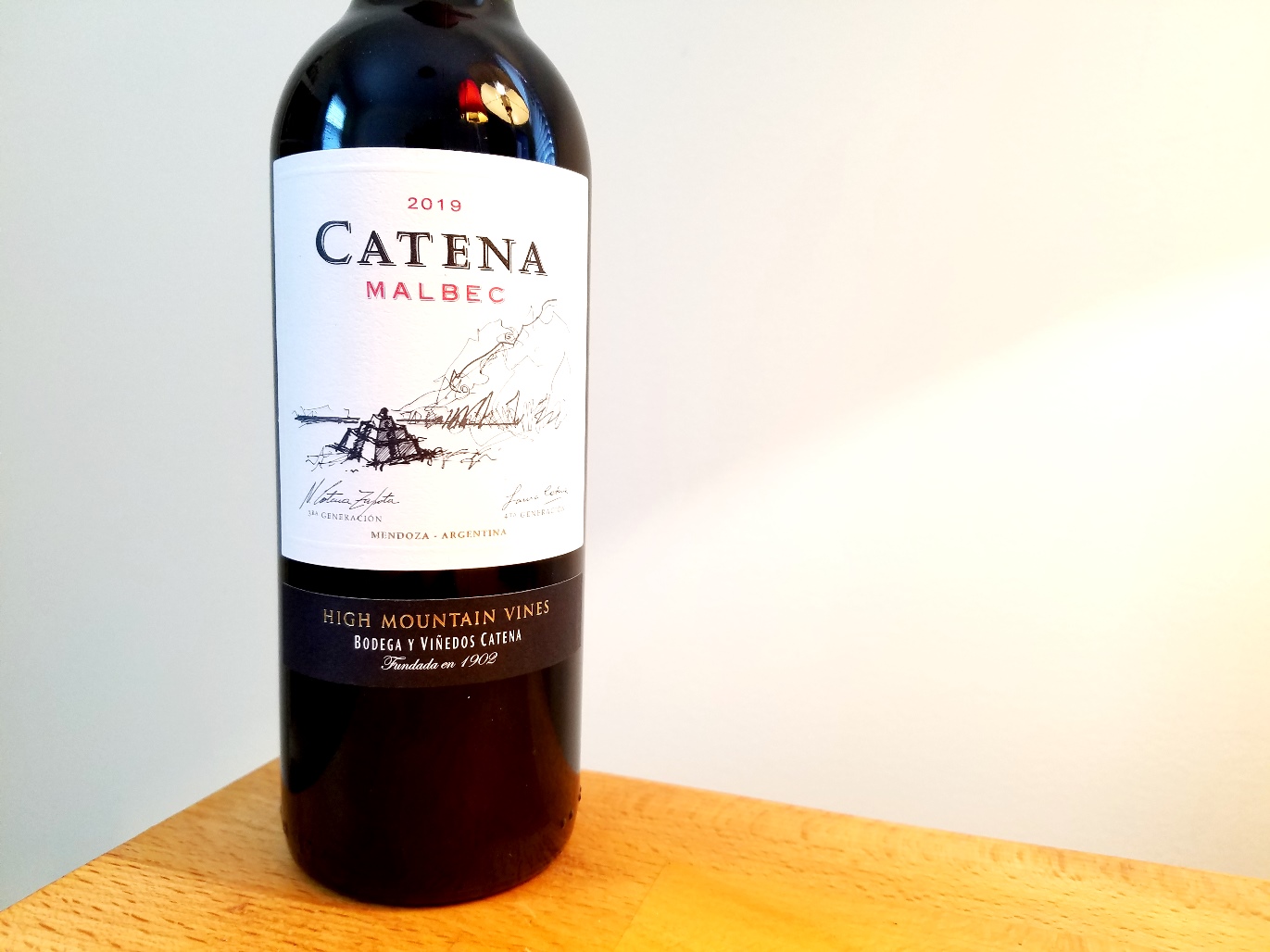 Catena, Malbec 2019, High Mountain Vines, Mendoza, Argentina, Wine Casual