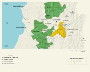 Maipo Valley wine region.  Wine Casual