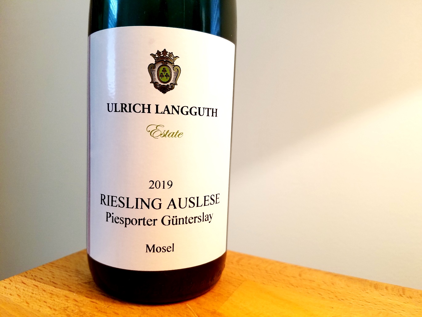 Ulrich Langguth, Piesporter Günterslay Auslese Riesling 2019, Mosel, Germany, Wine Casual