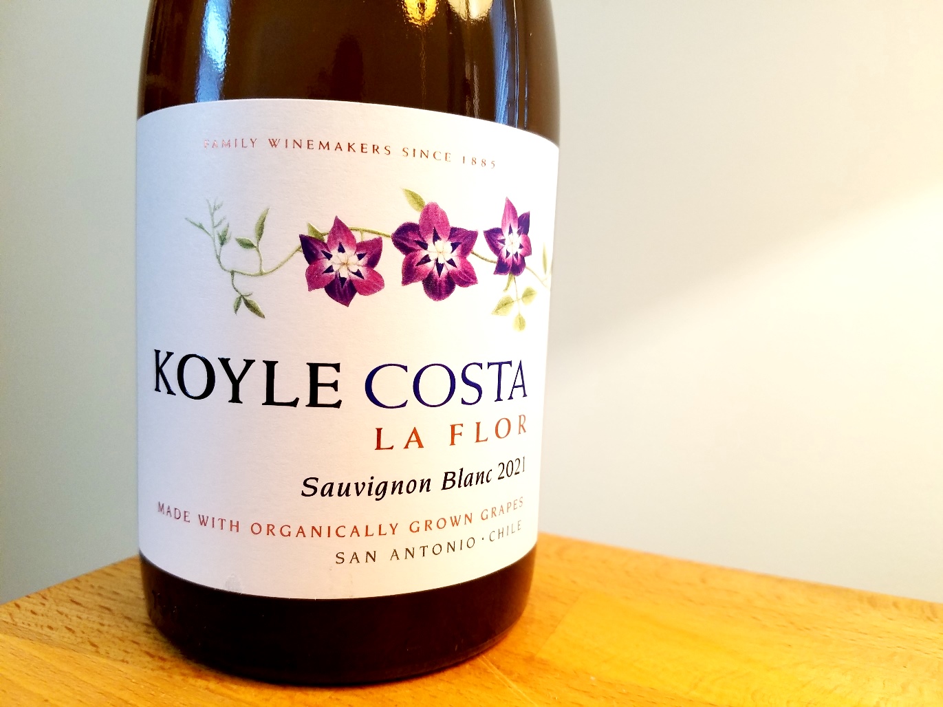 Koyle Costa La Flor, Sauvignon Blanc 2021, San Antonio, Chile, Wine Casual